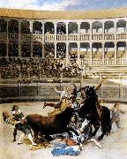 Picador Caught by the Bull, Francisco de goya y Lucientes